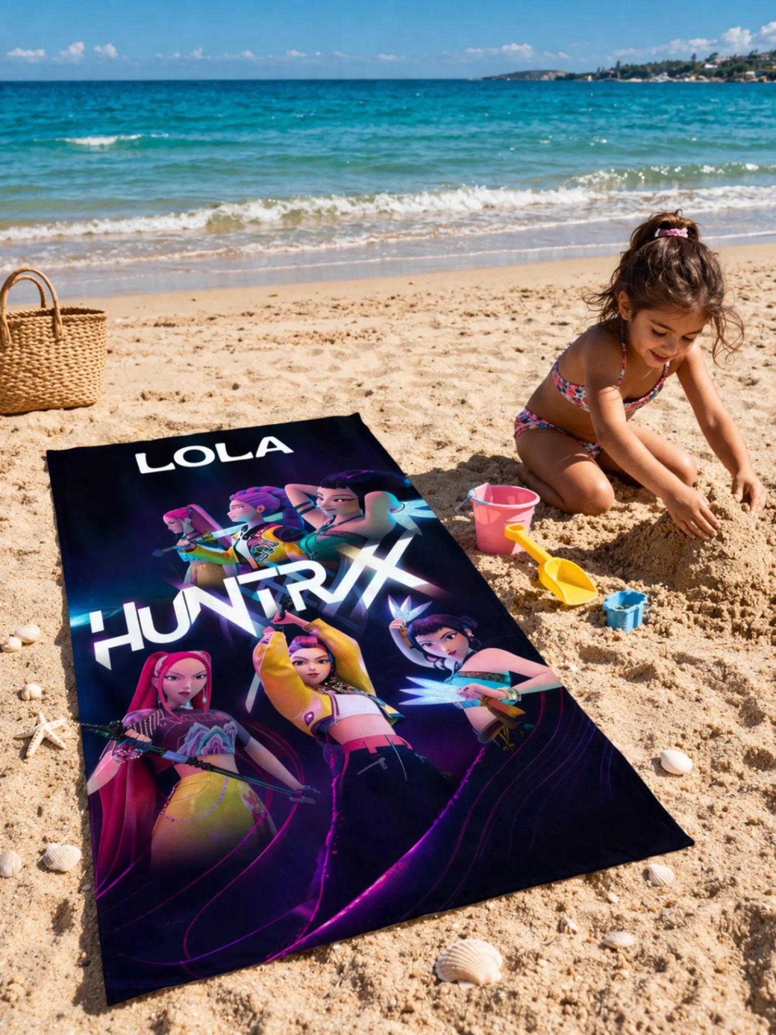 Plage ensoleillée et créative avec Lola