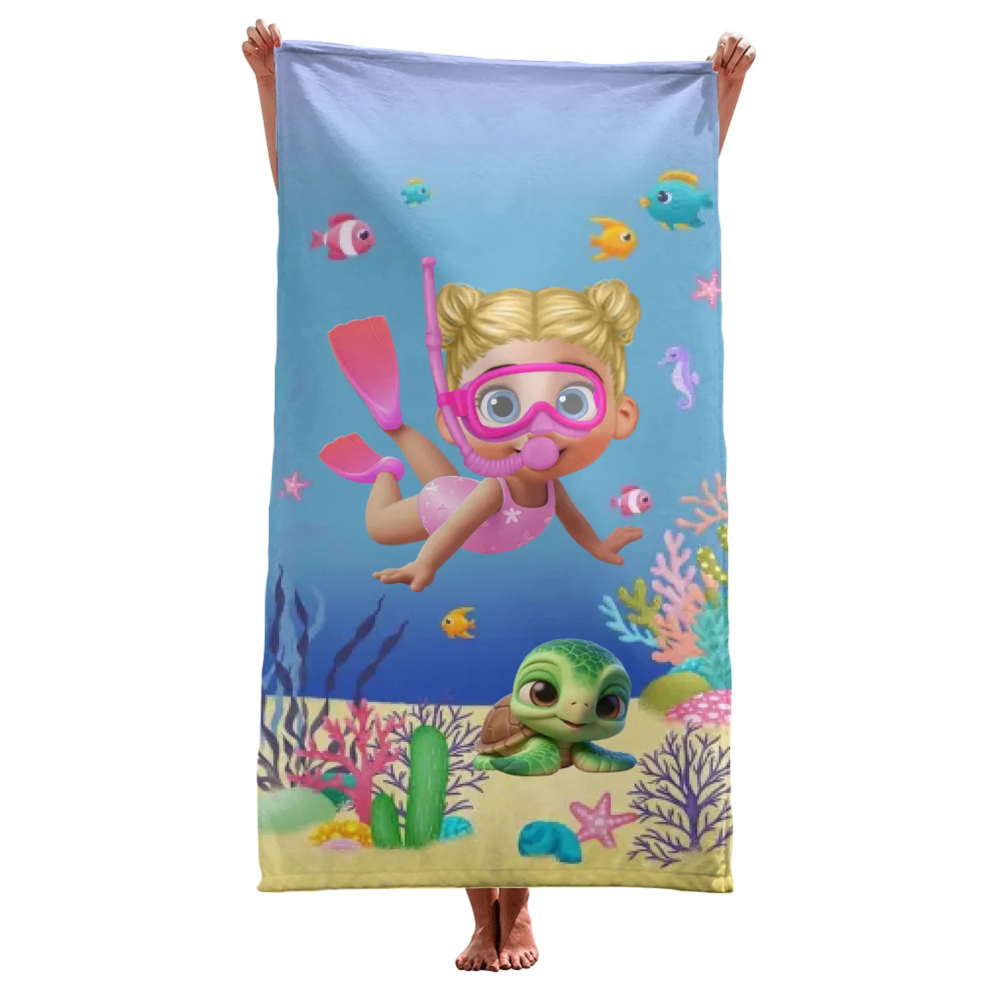 Serviette de plage enfant océan