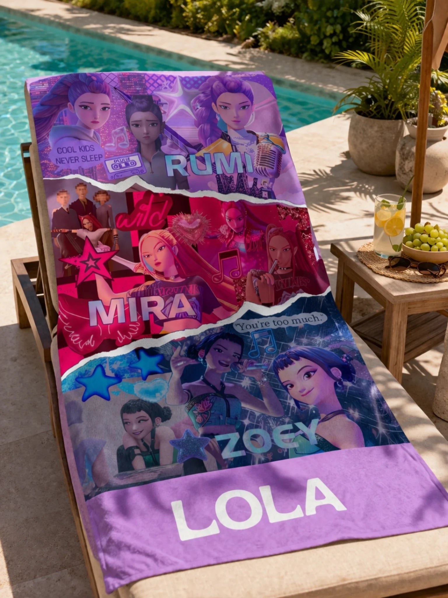 Détente au bord de la piscine