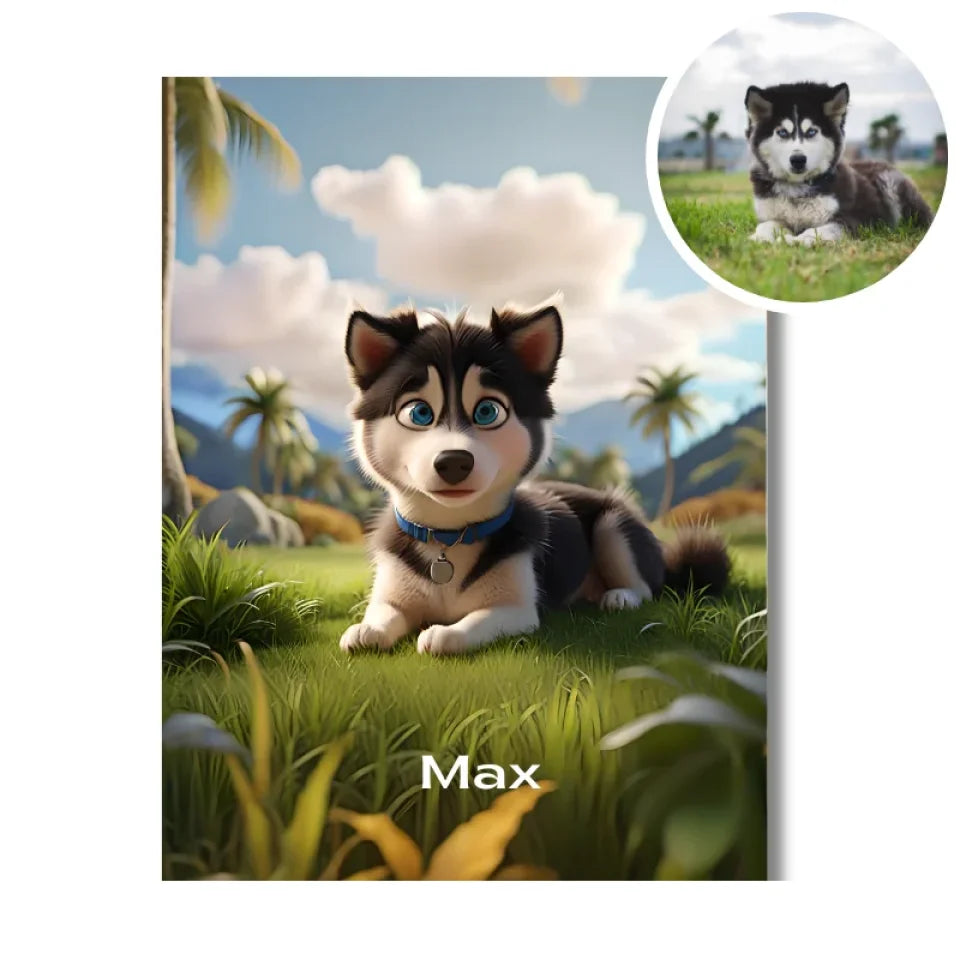 Toile personnalisée animaux disney